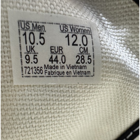 VANS Better Day Slip-on Skate Shoes Low Sneakers Black/White VN0A7VCF936 Sz 10.5 - Picture 7 of 7